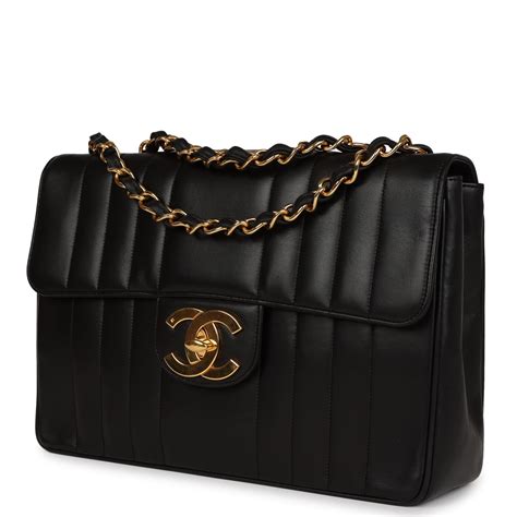 chanel single flap mademoiselle|Vintage Chanel Mademoiselle XL Jumbo Single Flap Black .